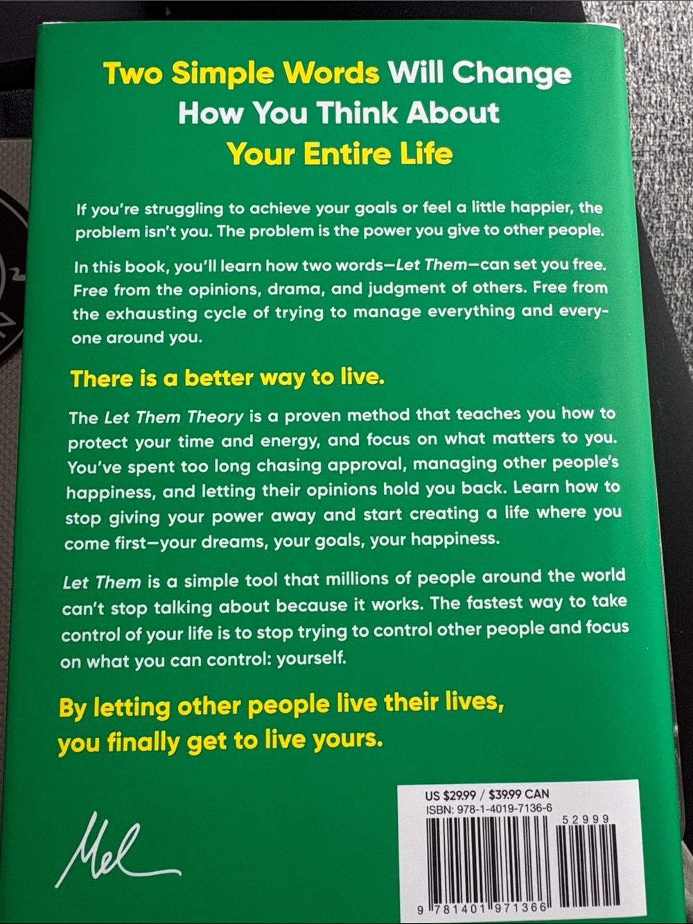 Green 'Let Them Theory' Book - Green - Picture 2 of 5